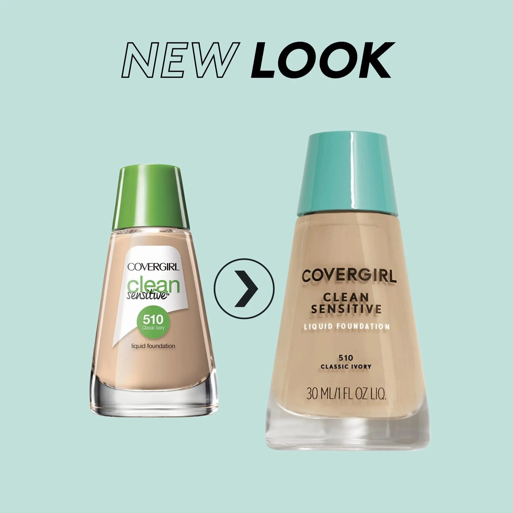 COVERGIRL, Clean Sensitive Skin Foundation, Classic Ivory, 1 Count (packaging may vary)
