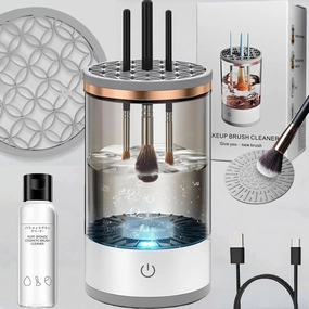 Cozy Luna Makeup Brush Cleaner,BeautySwirl - Cosmetic Brush Cleaner,2025 New - 1Pcs