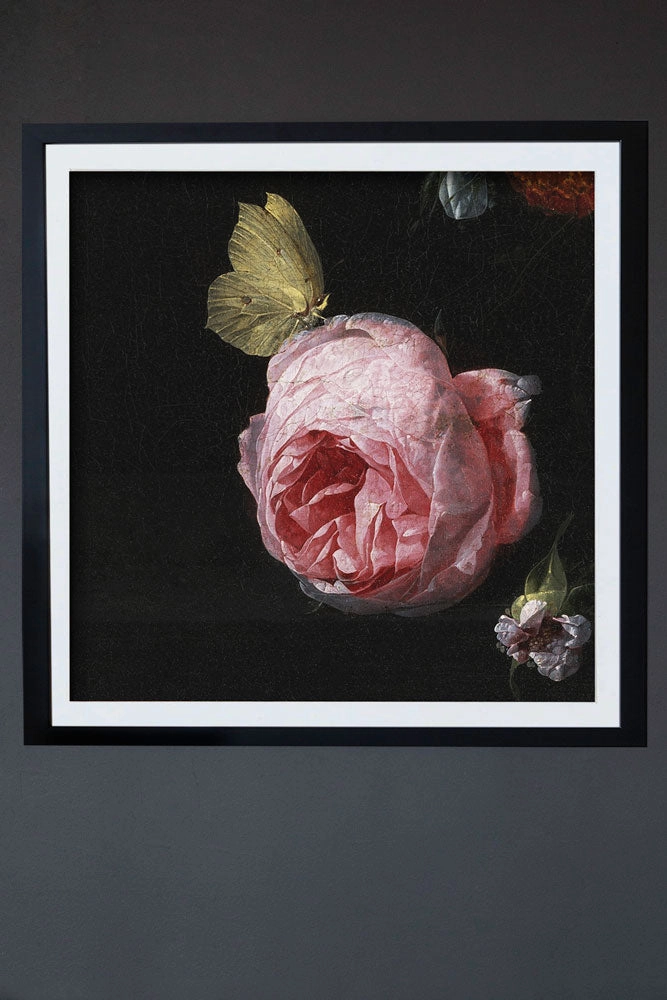 Dark Rose Art Print