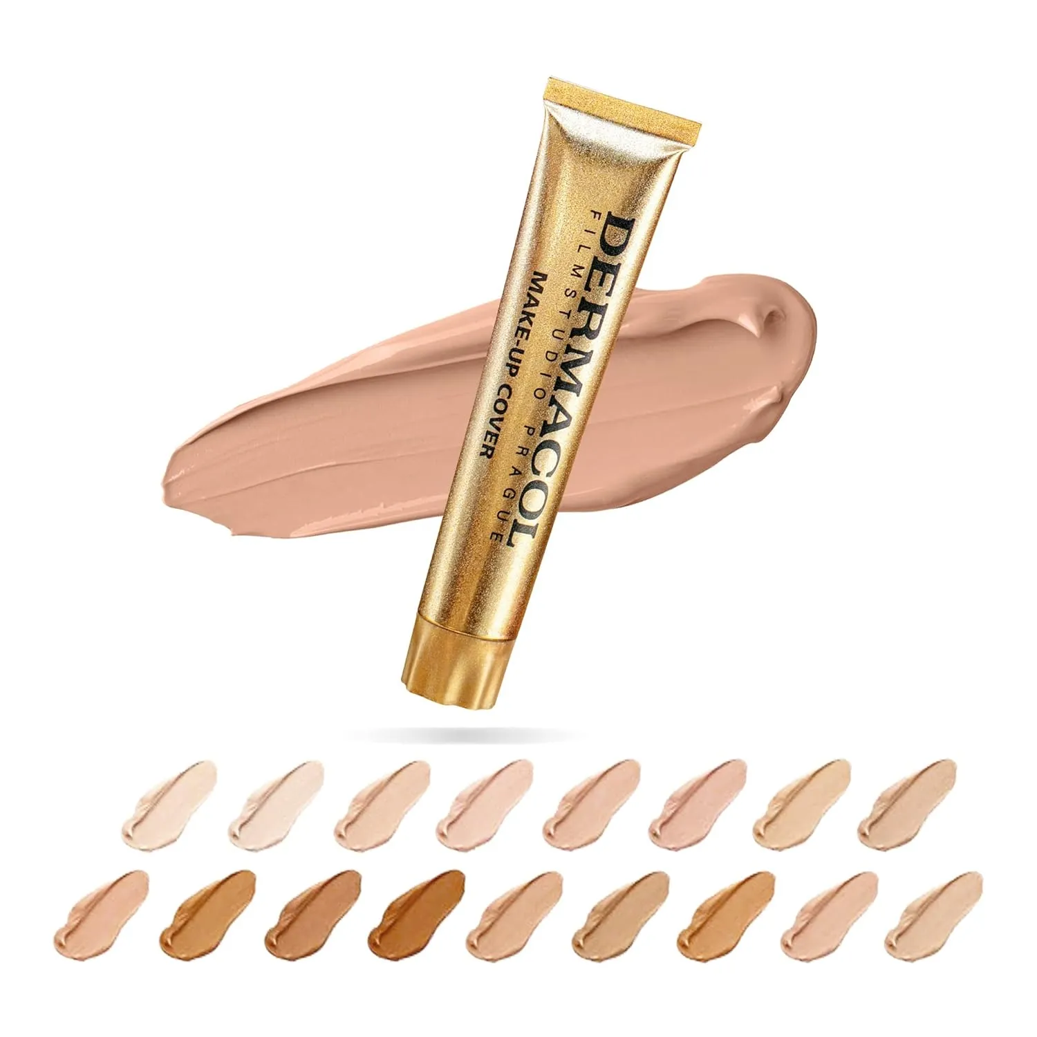 Dermacol - Full Coverage Foundation, Liquid Makeup Matte Foundation with SPF 30, Waterproof Foundation for Oily Skin, Acne, & Under Eye Bags, Long-Lasting Makeup Products, 30g, Shade 209