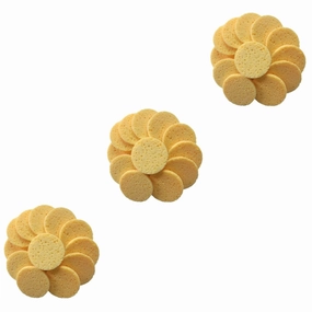Didiseaon 3sets Super-soft Makeup Removal Pads Face Cleaning Puff Washable Cotton Rounds Round Makeup Sponge Skin-friendly 20pcs*3
