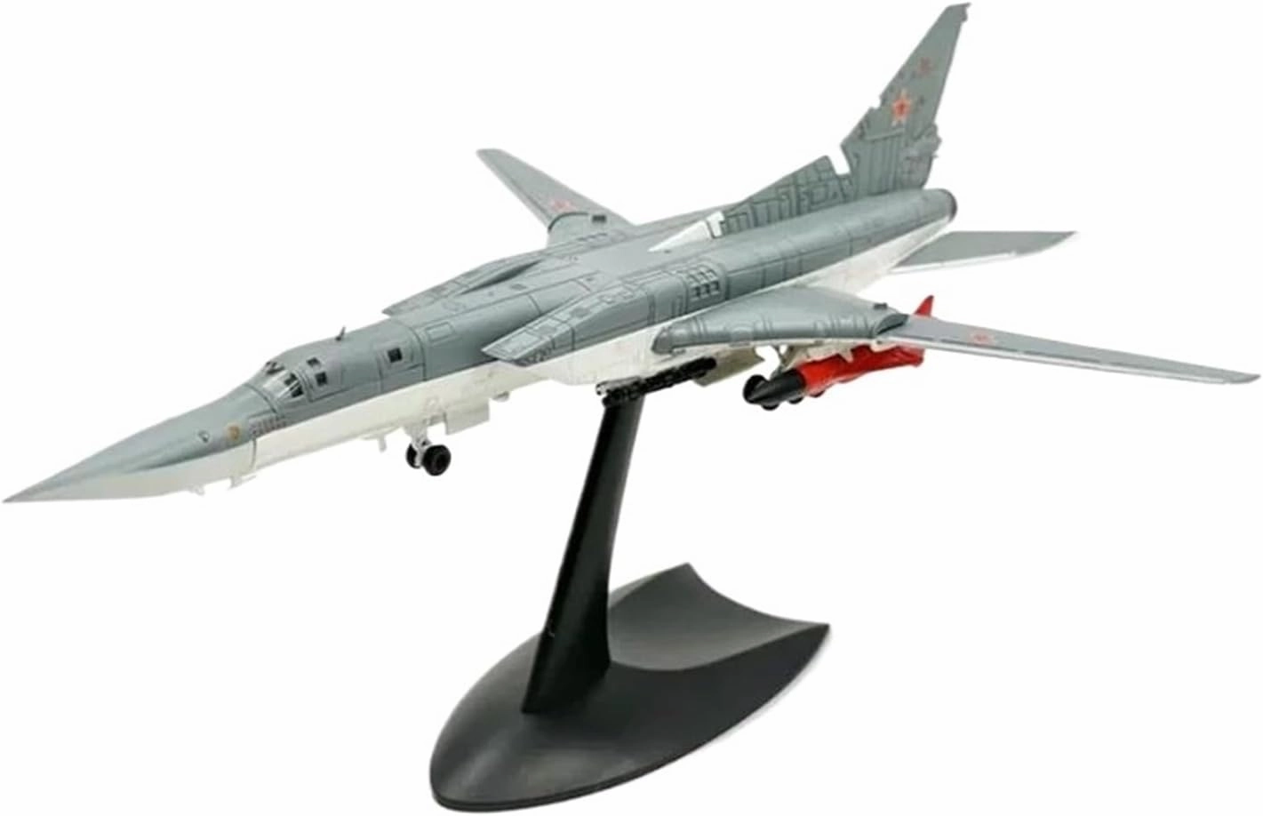 Diecast Plane Model 1:144 for TU-22 Variable Swept Wing Bomber Alloy Aircraft Replica Model for Collection