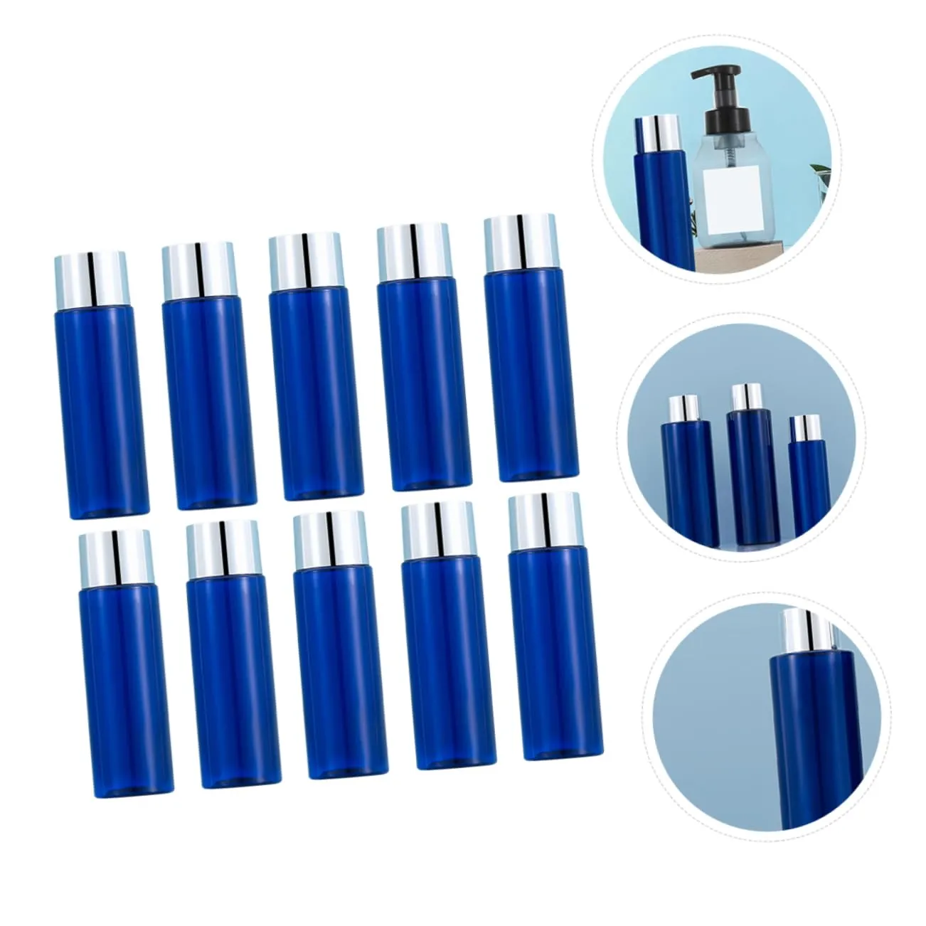 DOITOOL Purse Size Lotion Bottle to Refill 10pcs 100ml Empty Bottles for Foundation Liquid Packaging