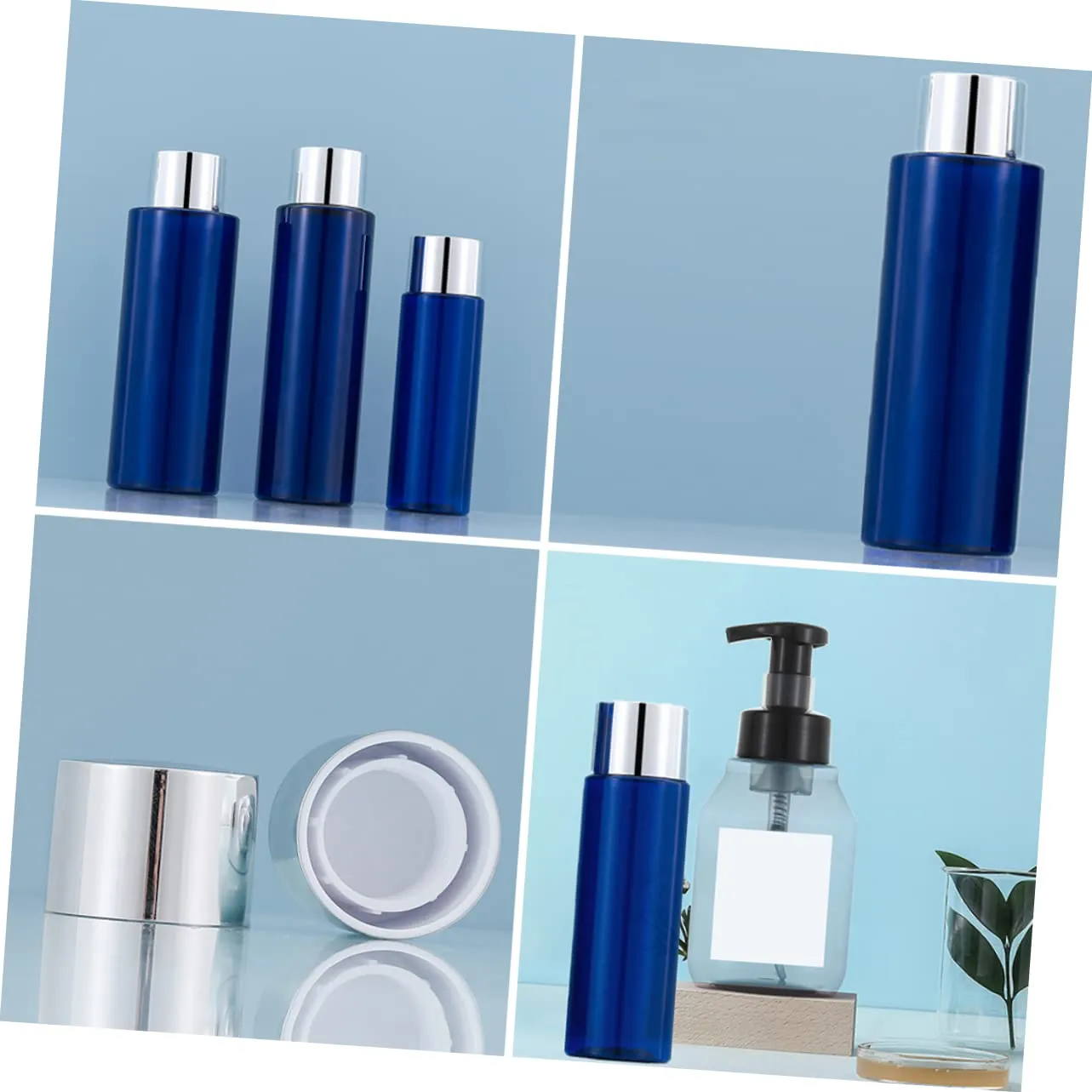 DOITOOL Purse Size Lotion Bottle to Refill 10pcs 100ml Empty Bottles for Foundation Liquid Packaging