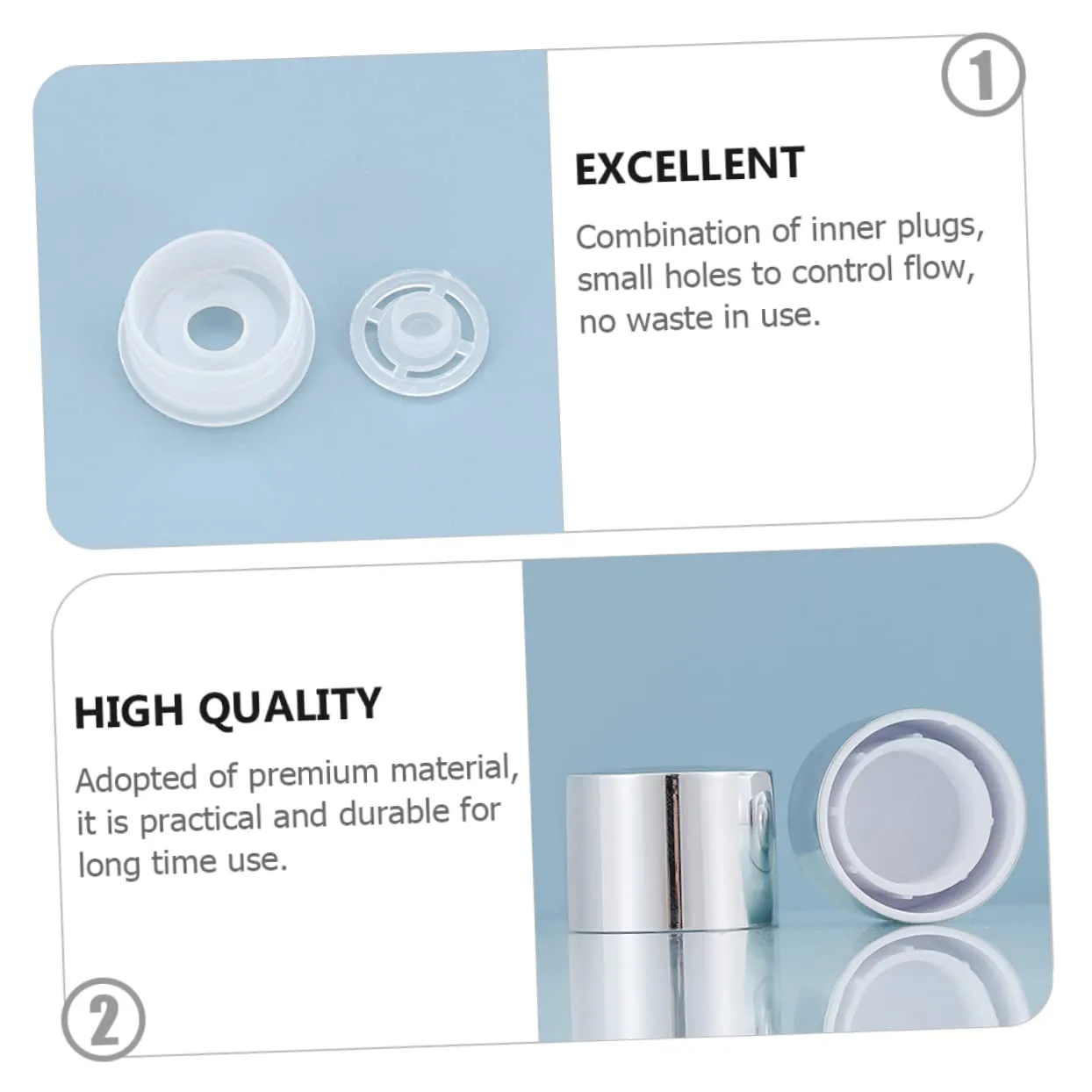 DOITOOL Purse Size Lotion Bottle to Refill 10pcs 100ml Empty Bottles for Foundation Liquid Packaging