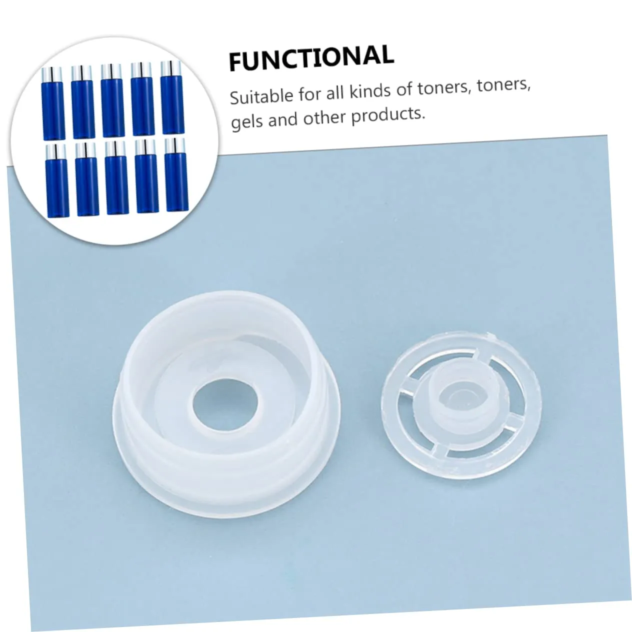 DOITOOL Purse Size Lotion Bottle to Refill 10pcs 100ml Empty Bottles for Foundation Liquid Packaging