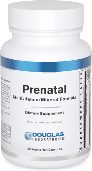Douglas Laboratories Prenatal | Essential Vitamins and Minerals to Support Maternal Health During Pregnancy* | 60 Capsules