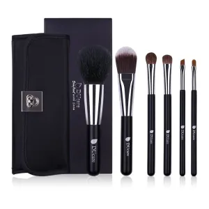 DUcare Makeup Brush Set 6Pcs Makeup Brushes Women Gift Professional Synthetic Essential Face Eye Shadow Eyeliner Foundation Blush Lip Powder Liquid Cream Blending Brow Brushes