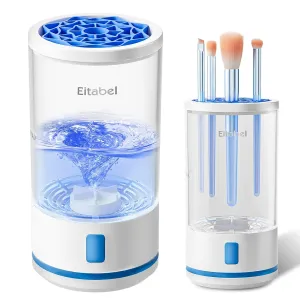 Electric Makeup Brush Cleaner machine, 2 in 1 Makeup Brush Washer Combined, Automatic Spinning Cosmetic Brush Cleaner Ceanser For Beauty Women, Girls