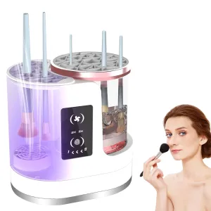 Electric Makeup Brush Cleaner, Makeup Brush Cleaner and Dryer, Makeup Brush Cleaner Machine, Makeup Brush Washer, Beauty Blender Cleaner Machine, Cleaner Tool for Makeup Brush and Sponges