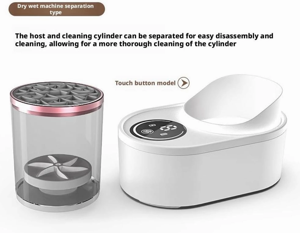 Electric Makeup Brush Cleaner, 3 in 1 Makeup Brush Cleaner and Dryer, 2025 Upgrade Portable Automatic USB Cosmetic Brushes Cleaner Tool Beauty Makeup Brush Type, Deep Clean