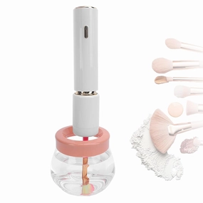Electric Makeup Brush Cleaner, Fast Drying Makeup Brush Cleaning Machine, Portable Makeup Brush Spinner for All Brushes