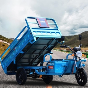 Electric Tricycle Cargo Van,Electric Tricycle,Home Delivery Vehicle,Agricultural Tricycle,Elderly Vehicle,Warehouse Van,1000W Differential Motor,500KG Loader Hopper