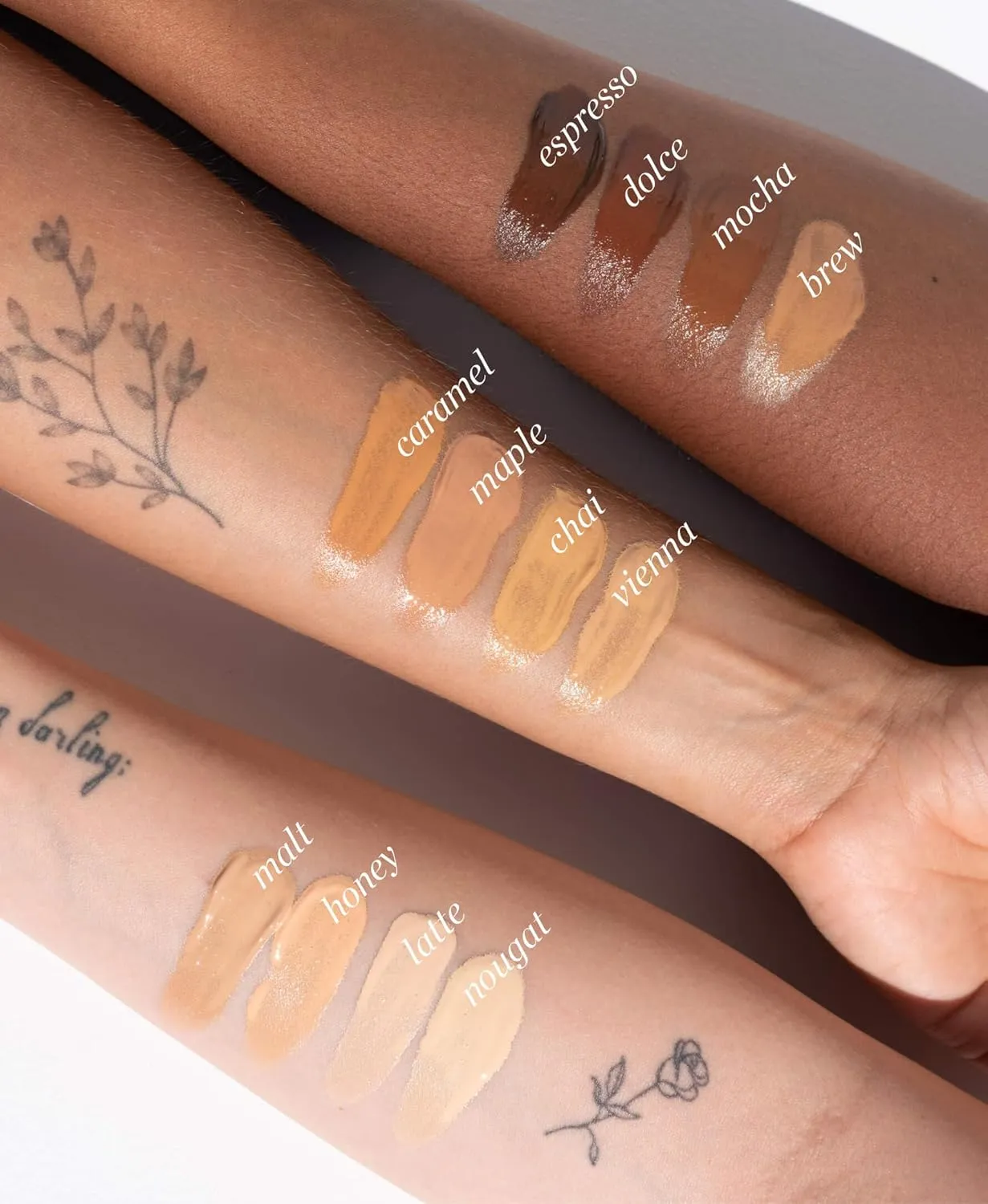 Ere Perez - Natural Oat Milk Liquid Foundation | Breathable, Buildable, Med-Full Coverage, Dewy | Peach Extract, Vitamin E | Vegan, Cruelty-Free, Clean Beauty (Malt | light-med neutral, 1fl oz | 30mL)