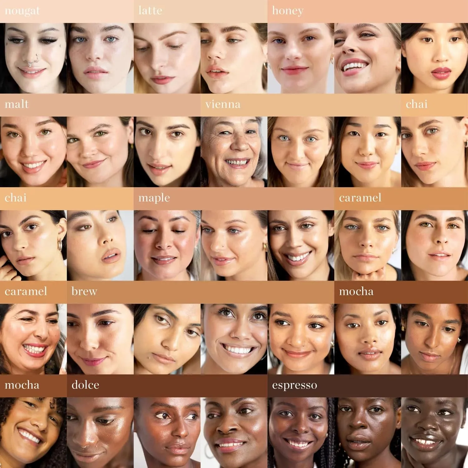 Ere Perez - Natural Oat Milk Liquid Foundation | Breathable, Buildable, Med-Full Coverage, Dewy | Peach Extract, Vitamin E | Vegan, Cruelty-Free, Clean Beauty (Malt | light-med neutral, 1fl oz | 30mL)