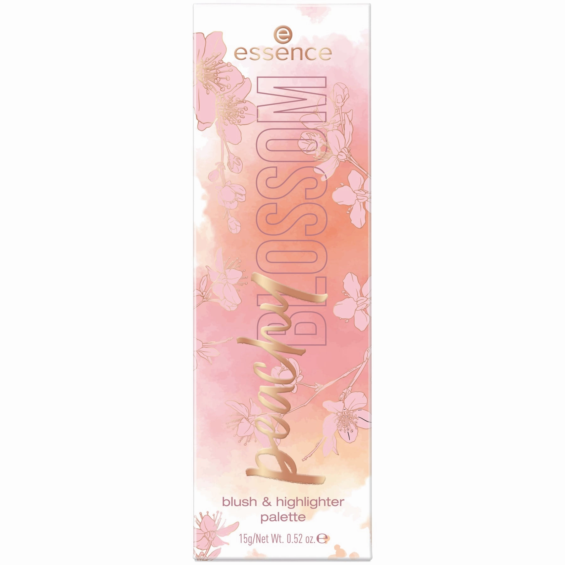Essence Peachy Blossom Blush & Highlighter Palette 15g