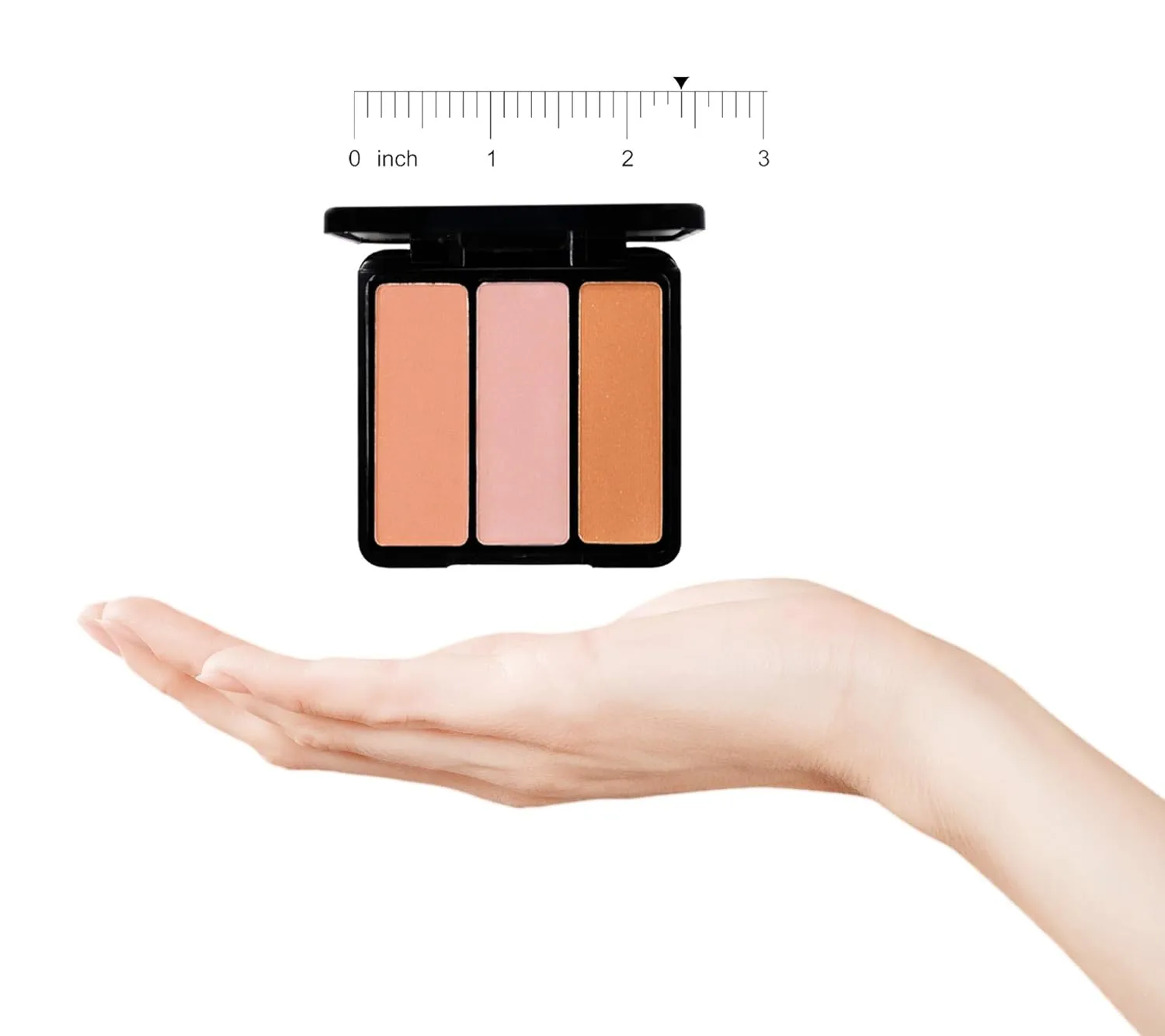 EVE PEARL Blush Trio Blush Palette Everyday Natural Looking Long Lasting Makeup Vitamin E Skincare- Sassy Cheeks