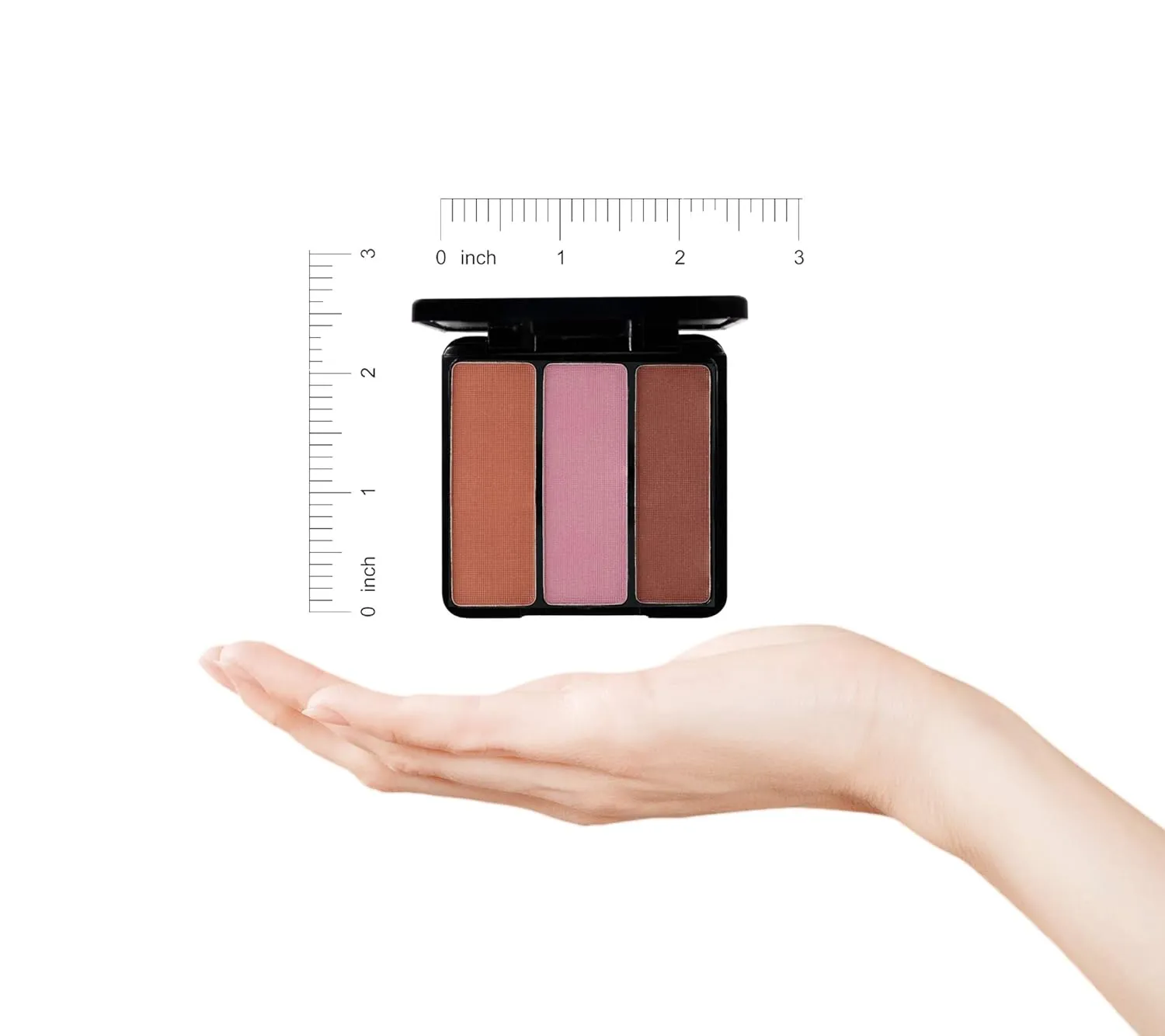 EVE PEARL Blush Trio Blush Palette Everyday Natural Looking Long Lasting Makeup Vitamin E Skincare- Spicy Cheeks