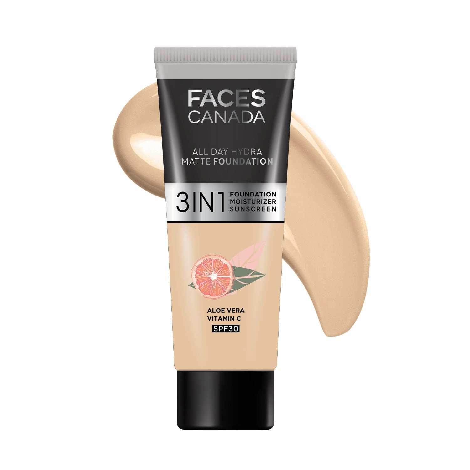 FACES CANADA All Day Hydra Matte Foundation Absolute Ivory 012 15ml