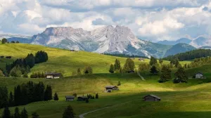 Fascinating Scenery of The Hughes Plateau in Italy Painting by Numbers DIY Unique Canvas Oil Painting Kit Digital Painting