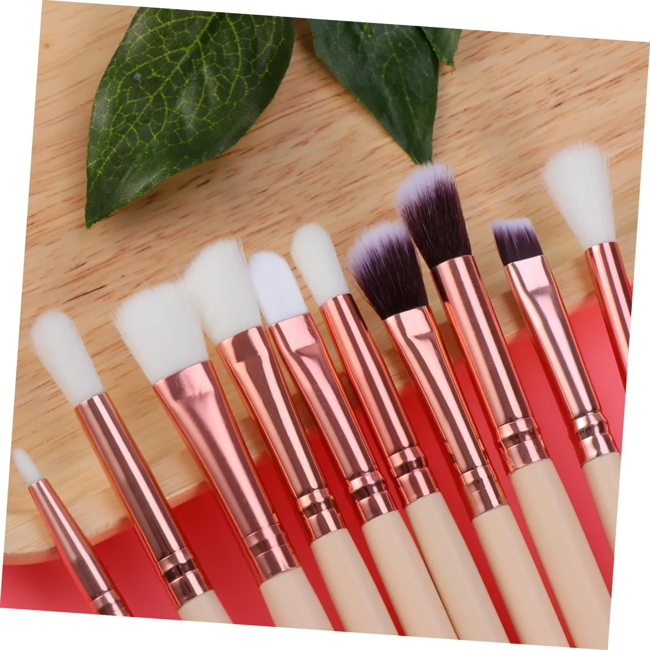 FRCOLOR 36pcs Professional Eye Makeup Brush Set Foundation Eyeshadow Eyeliner and Lip Brushes for Application Premium Synthetic Hair for Daily and Skin Color