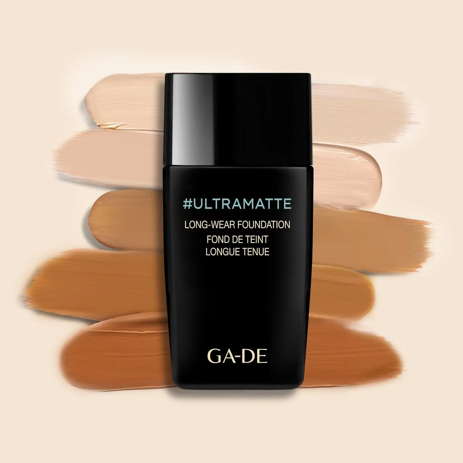 GA-DE Ultramate Long-Wear Foundation, 154 - Sweat-Resistant and No-Transfer Cream Foundation - Face Makeup for Flawless Ultra-Matte Finish - 1 oz