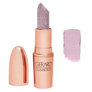 Gerard Cosmetics Glitter Lipstick (DM Me), Purple Lipstick with Sparkling Metallic Glitter, Long Lasting, Smooth Formula, Highly Pigmented Opaque Color, Cruelty Free & Made in USA