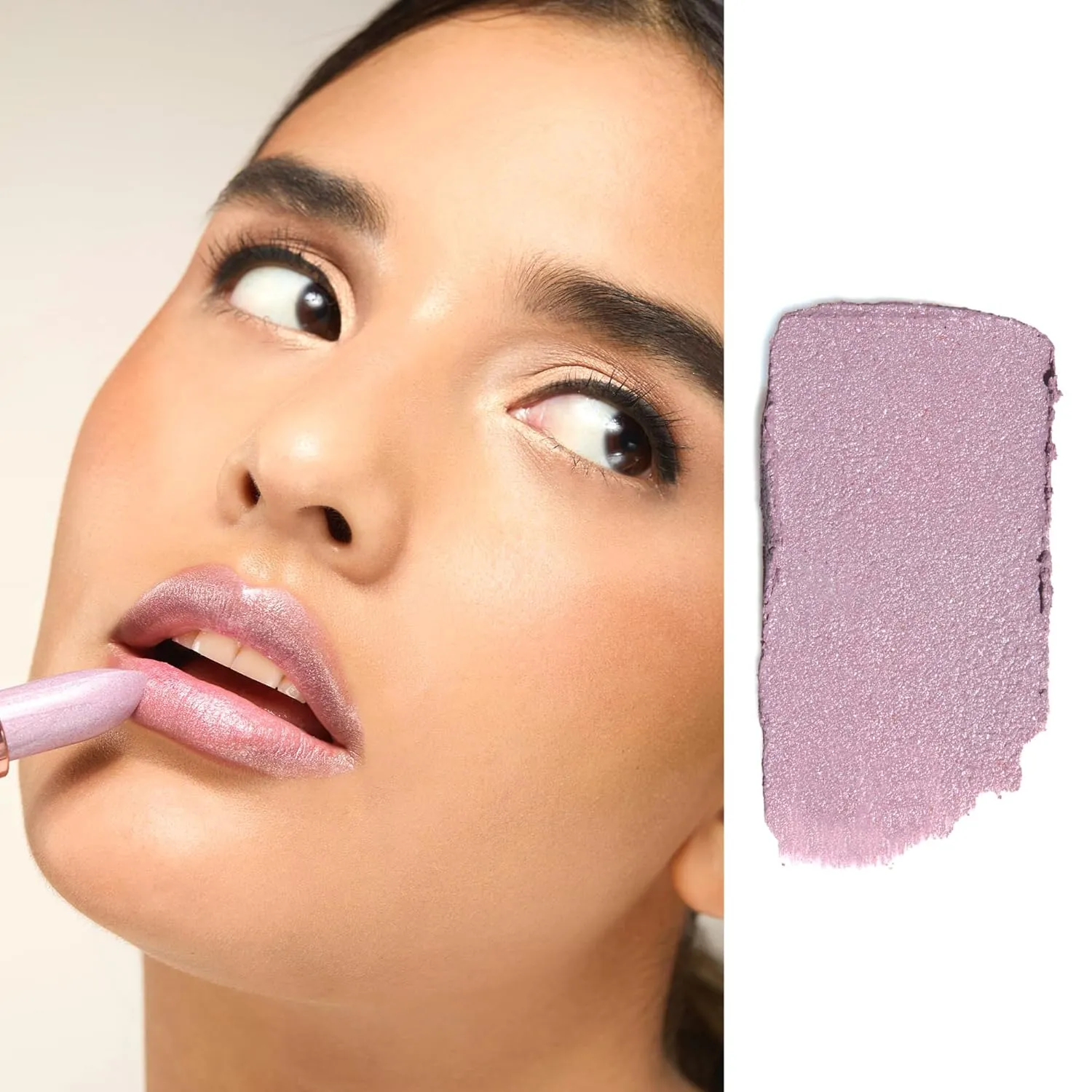 Gerard Cosmetics Glitter Lipstick (DM Me), Purple Lipstick with Sparkling Metallic Glitter, Long Lasting, Smooth Formula, Highly Pigmented Opaque Color, Cruelty Free & Made in USA