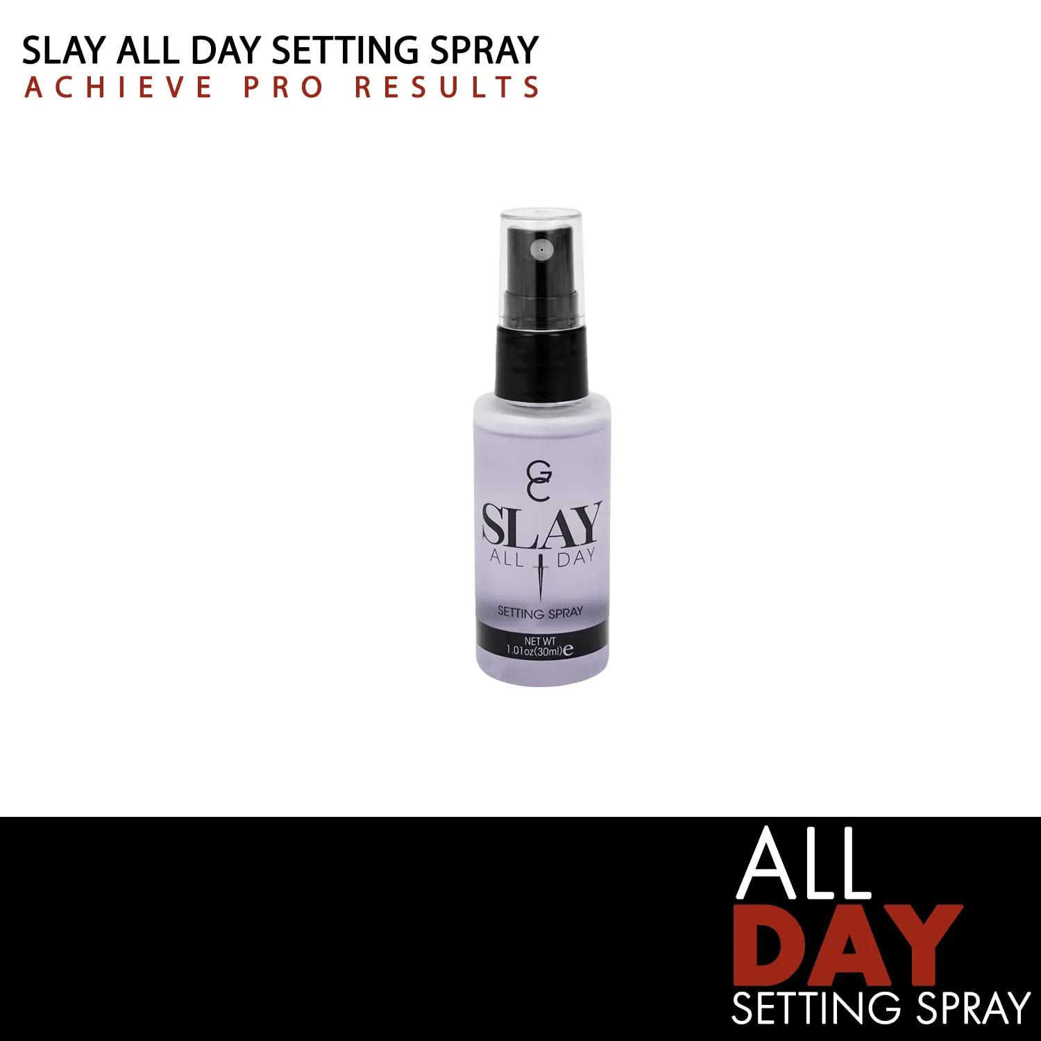 Gerard Cosmetics Makeup Setting Spray Mini (Lavender), Slay All Day Scented Makeup Finishing Spray, Oil Control, Matte Finish, Cruelty Free, Made USA 30 mL (1.01 oz)
