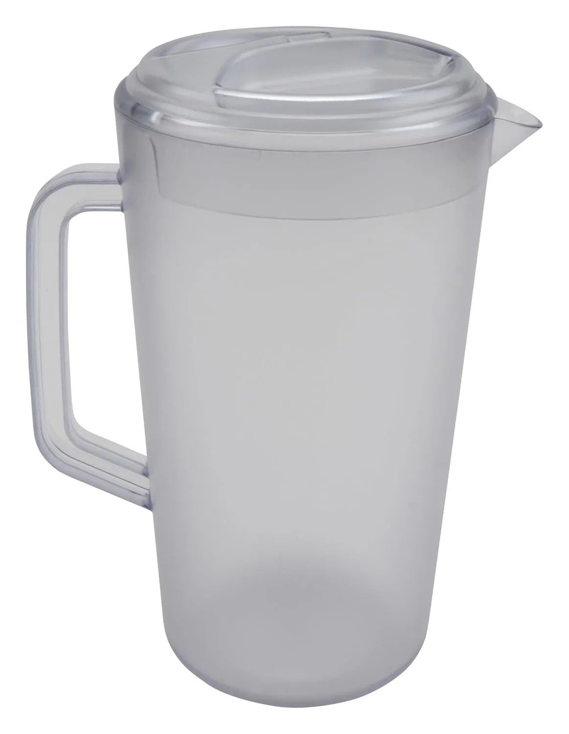 G.E.T. Heavy-Duty 1 Gallon Plastic Pitcher with Lid, Clear, BPA Free