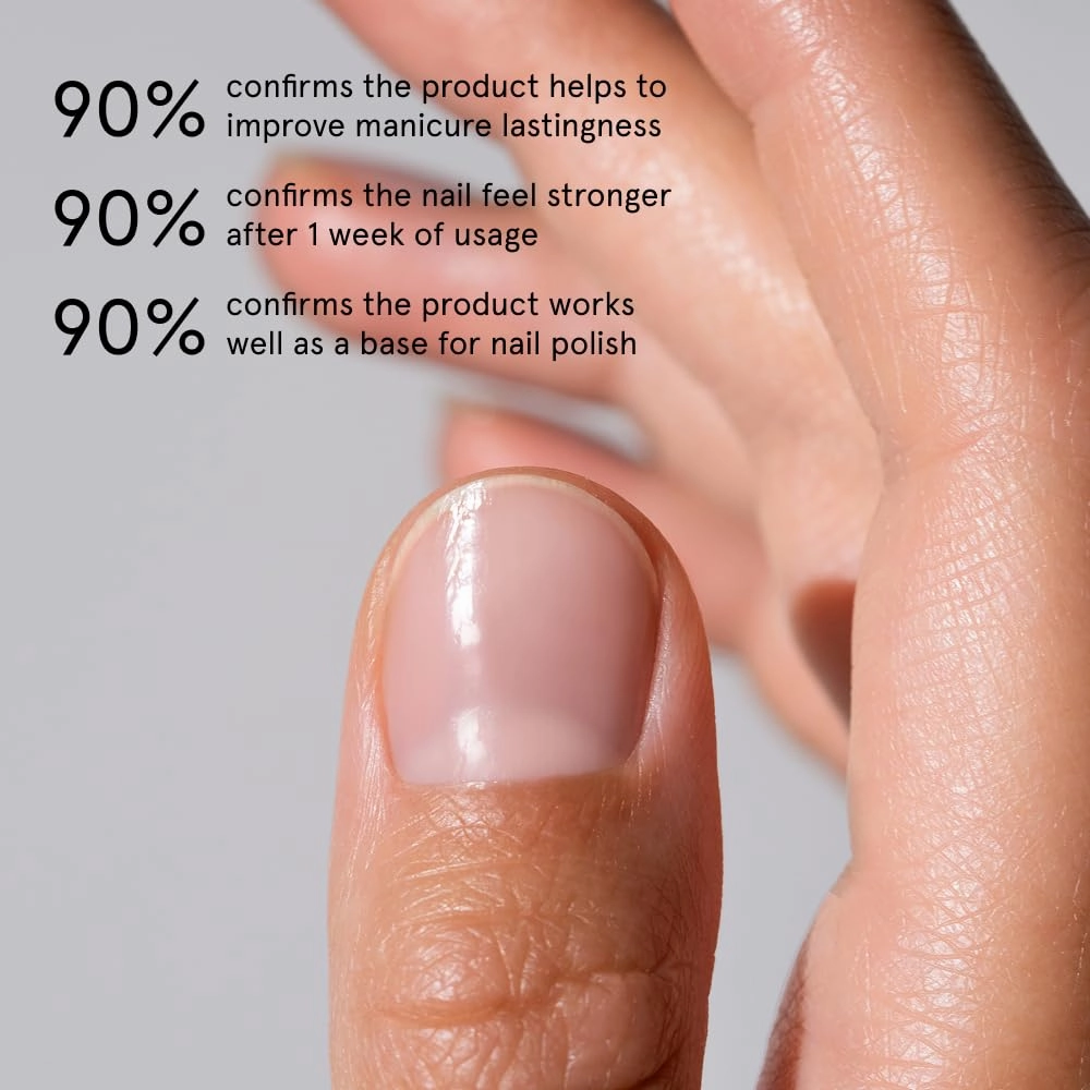gitti Smoothing Nail Primer I Plant-based, Non-Toxic, 30-Free, Based On Natural Origin Ingredients, Cruelty-Free, Vegan I Strengthens Nails, Smooths and Evens Out Nail Surface, Clear (0.5 fl oz)