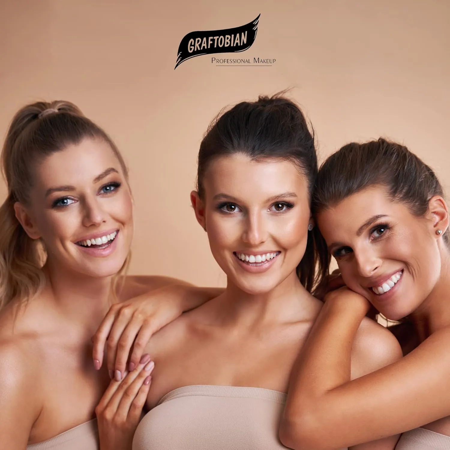 GlamAire Airbrush Makeup by Graftobian - High Definition Airbrush Foundation, Professional Formula for Long-Lasting Wear, For Makeup Artists and Beauty Aficionados, Made in USA, Temptress