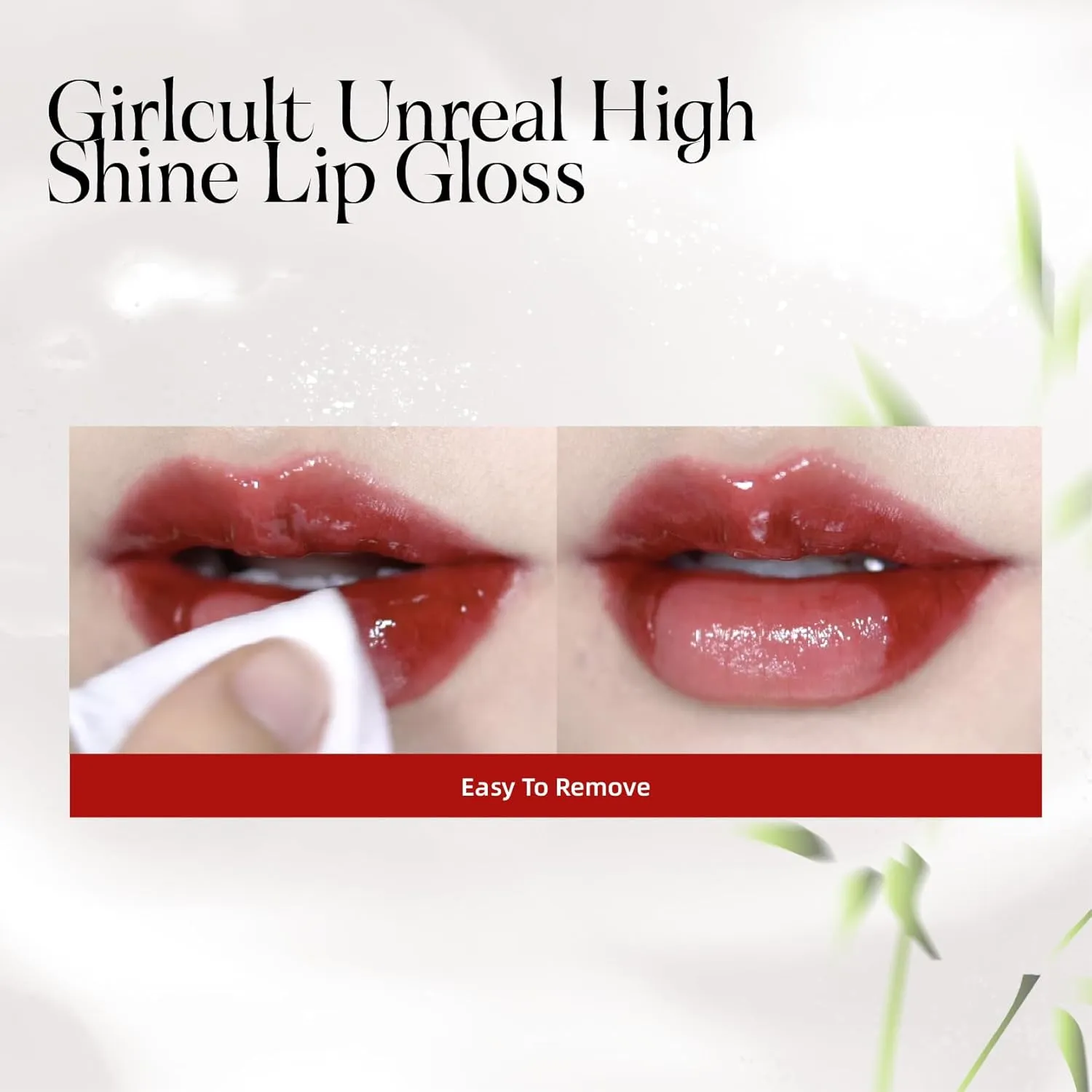 Glass Shine Lip Gloss – Non-Sticky Hydrating Lip Stain with High-Shine Glossy Finish, Long-Lasting Lightweight Formula, Moisturizing & Comfortable Wear for Plump Lips (J75)
