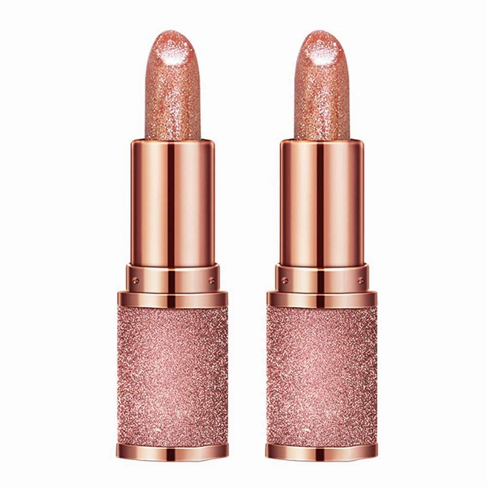 Glitter Lipstick, SparklingLipstick Lasting Waterproof Lipstick Nourishing Moisturizer All Skin Types Makeup Cosmetic 25.9g (#5)