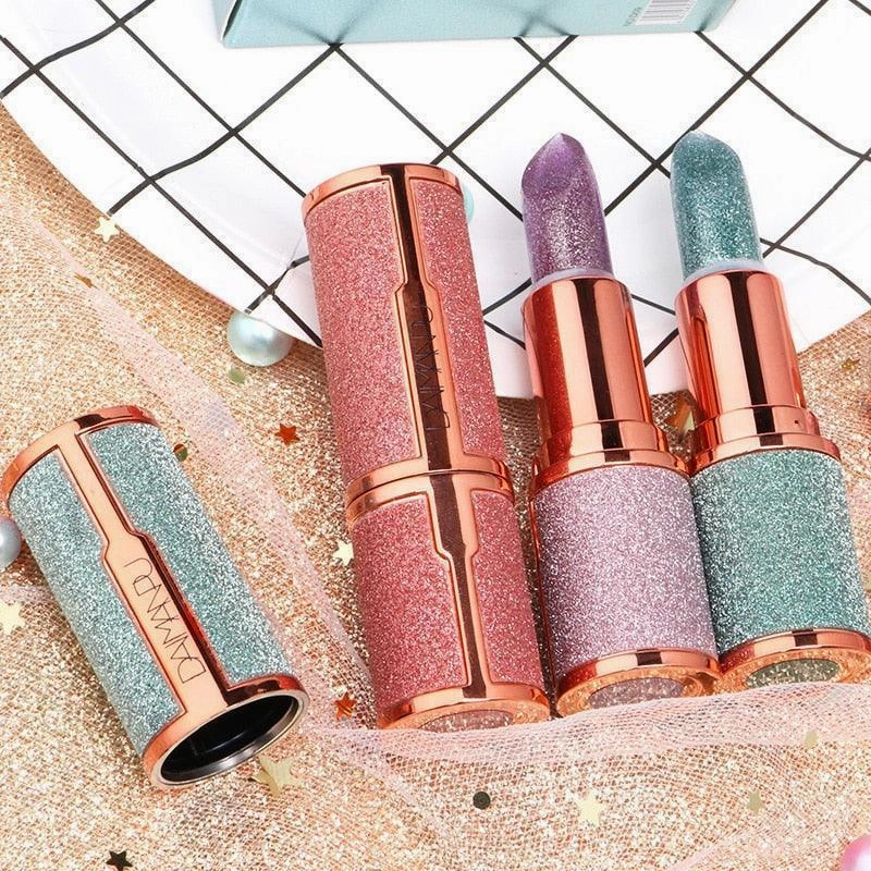 Glitter Matte Temperature Change Lipstick
