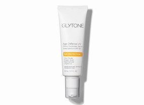 Glytone Age Defense UV Mineral Sunscreen Serum - Broad Spectrum SPF 50  - Face Sun Care - Zinc Oxide & Niacinamide - Fragrance-Free - 1.7 fl. oz.
