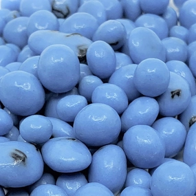 Greek Yogurt Covered Blueberries by It's Delish, 2 lbs Bulk Bag – Scrumptious & Nutritious Yogurt Coated Dried Blueberries – Sweet Snacking and Bulk Party Treats – USA Made, Kosher OU Dairy