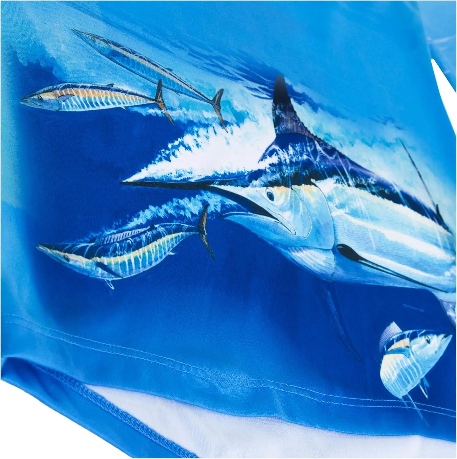 Guy Harvey Girl's Long Sleeve Performance Shirt with 30  UPF Sun Protection