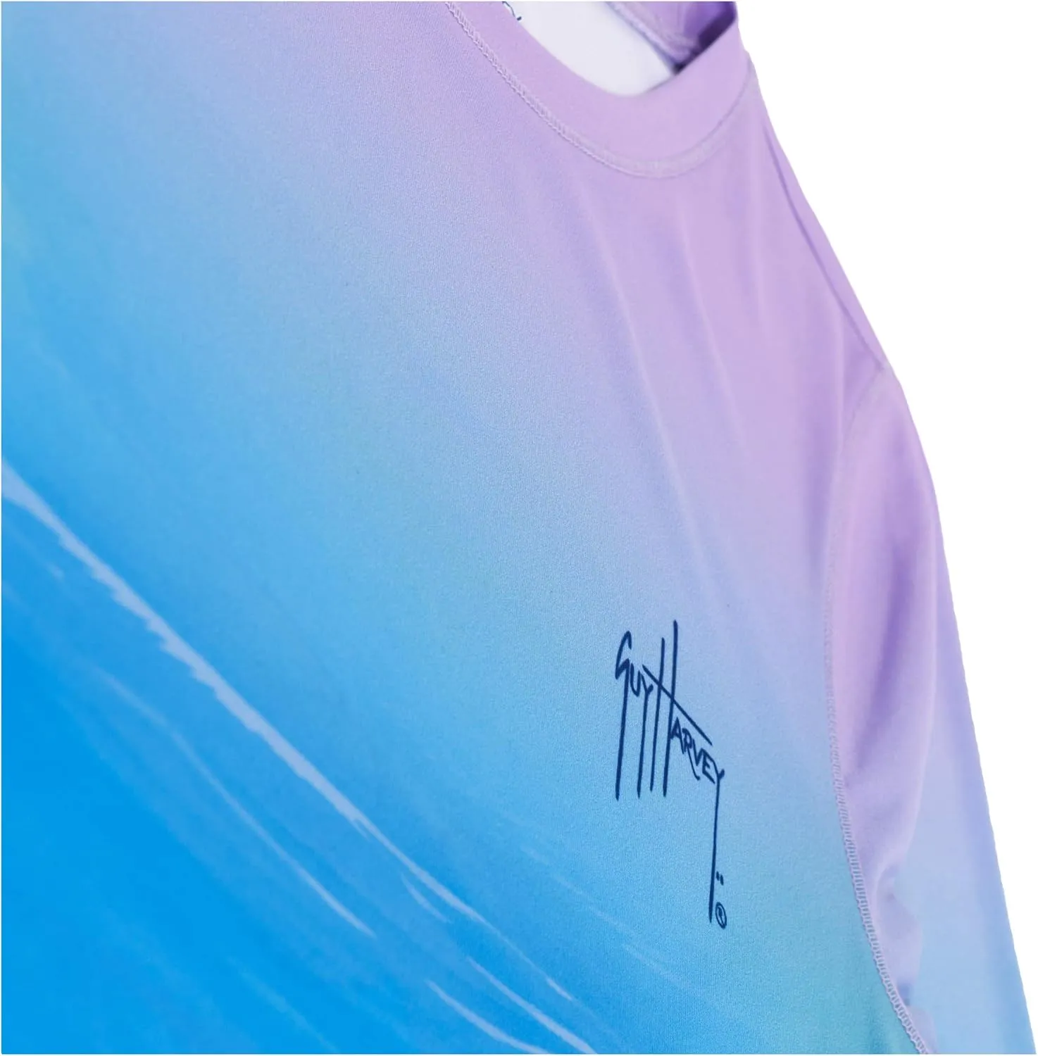 Guy Harvey Girl's Long Sleeve Performance Shirt with 30  UPF Sun Protection