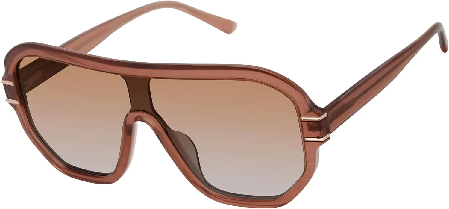 Gwen Stefani LA594 Shield Sunglasses for Women, UV400 Protection