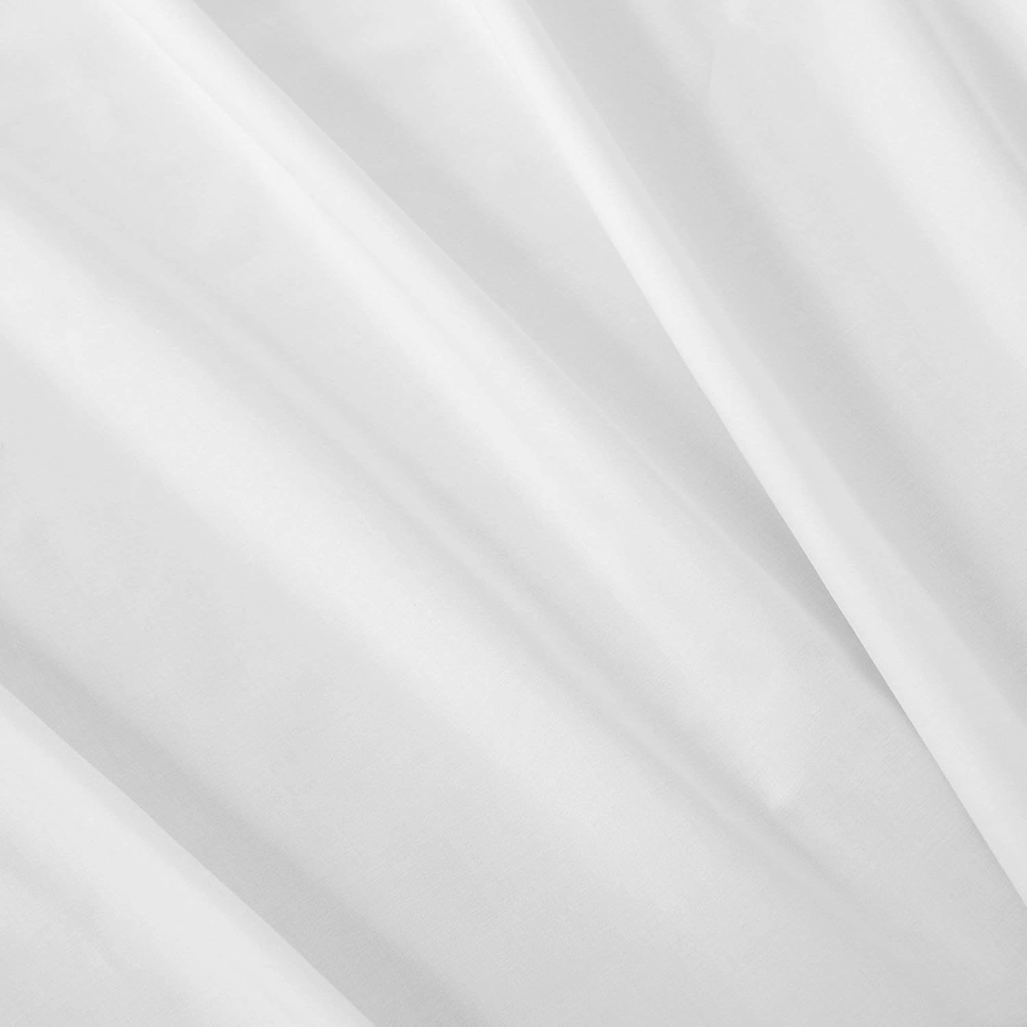H by Frette Sateen Fitted Sheet (King) - Luxury All-White Fitted Bed Sheet/Soft, Silky and Lustrous / 100% Long-Staple Cotton