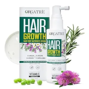 Hair Growth Serum for Scalp 50 ml - 3% Redensyl, 4% Anagain, 3% Procapil, 1% Capilia Longa, Castor & Rosemary Oil | For Hair Growth & Hair Fall Control Serum for Men & Women