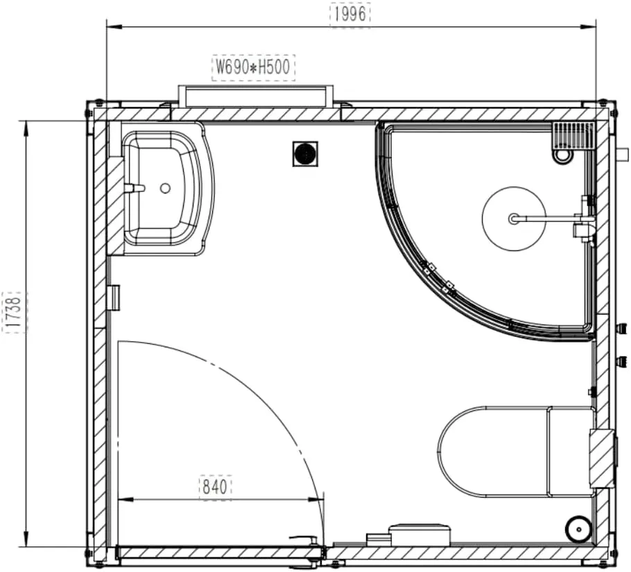 Handicap-Accessible Portable Restroom for Disabled, Outdoor Mobile Toilet for Concerts, Conventions, Construction, Sporting Events