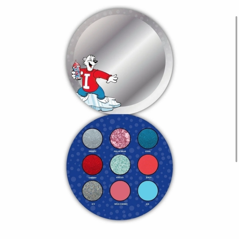 Ice Drink Blue and Red Eyeshadow Palette