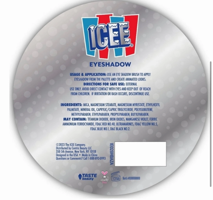 Ice Drink Blue and Red Eyeshadow Palette