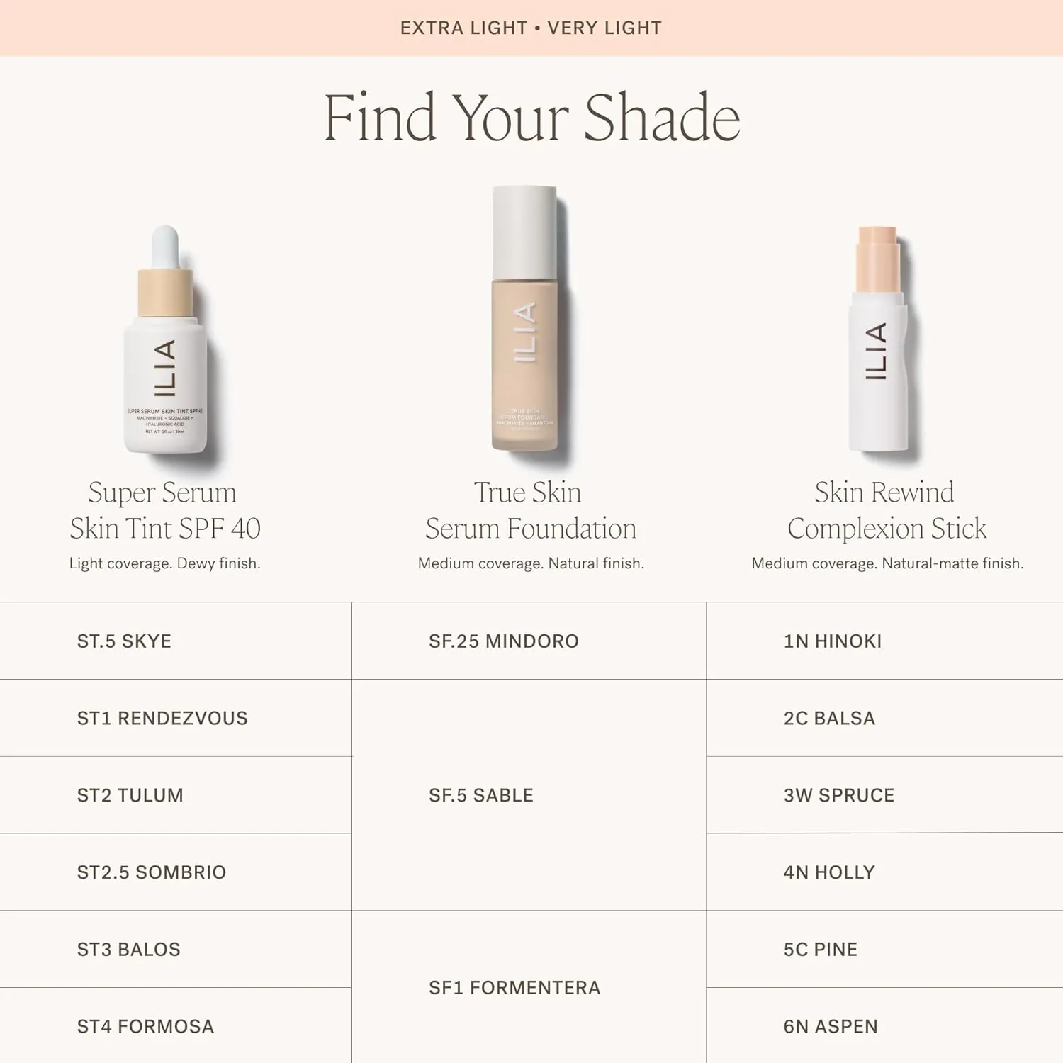 ILIA - Skin Rewind Complexion Stick - Foundation   Concealer   Skincare | Non-Toxic, Vegan, Cruelty-Free, Clean Makeup (1N - Hinoki, 0.35 oz | 10 g)