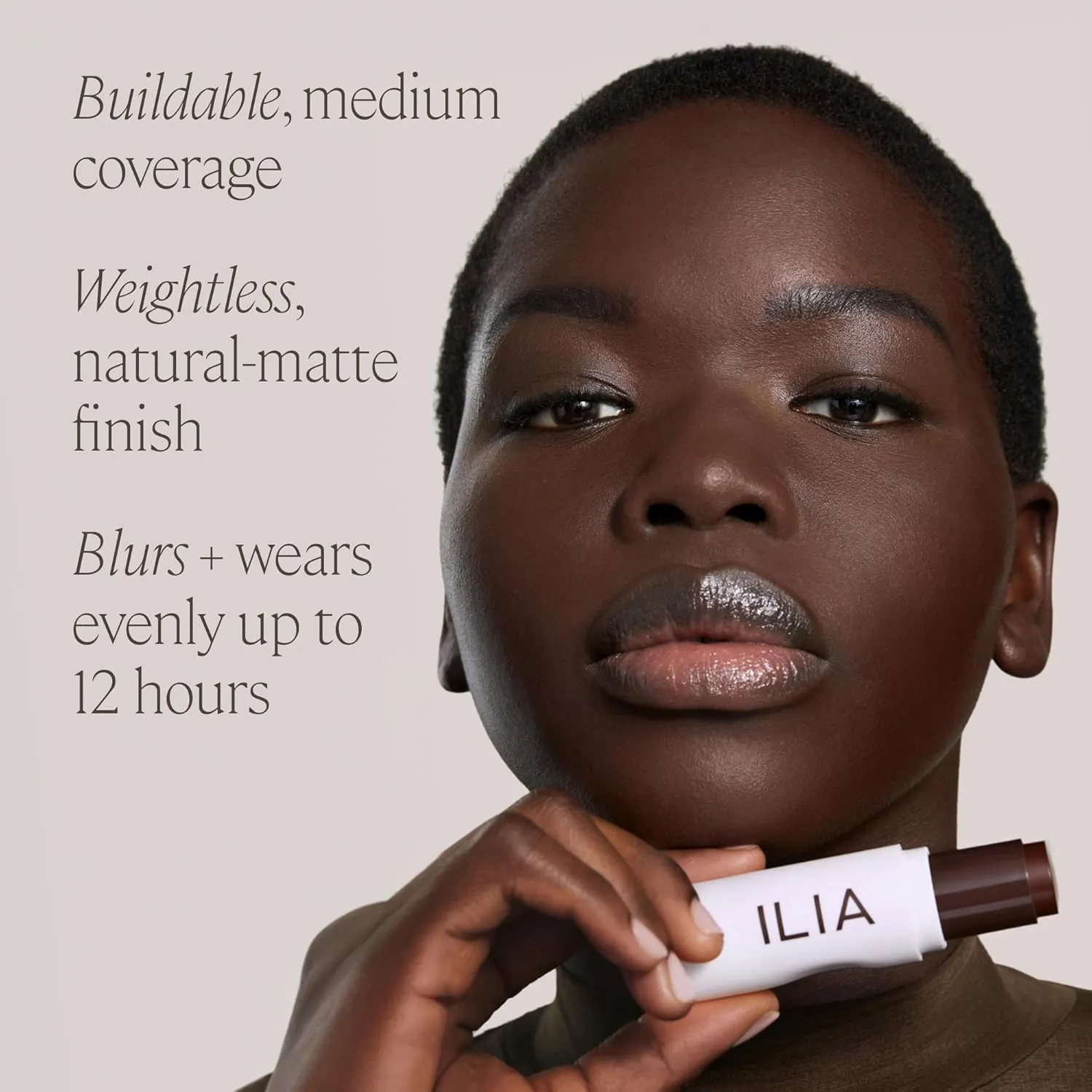 ILIA - Skin Rewind Complexion Stick - Foundation   Concealer   Skincare | Non-Toxic, Vegan, Cruelty-Free, Clean Makeup (1N - Hinoki, 0.35 oz | 10 g)
