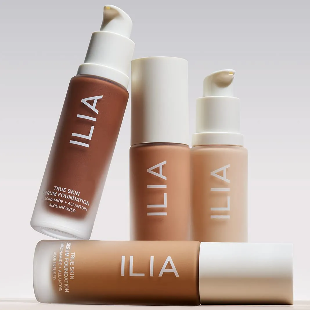 ILIA - True Skin Serum Foundation | Non-comedogenic, Cruelty-Free, Vegan, Weightless Feel, Buildable Coverage, Safe For Sensitive Skin (Maraca SF9)