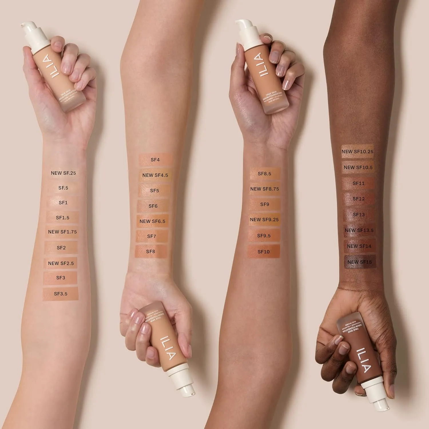 ILIA - True Skin Serum Foundation | Non-comedogenic, Cruelty-Free, Vegan, Weightless Feel, Buildable Coverage, Safe For Sensitive Skin (Maraca SF9)