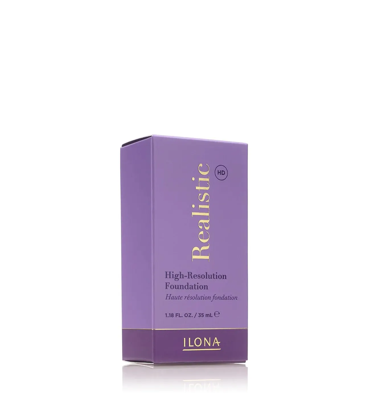 ILONA Realistic™ HD High-Definition Makeup Foundation | 1.18 Fl Oz | Real Cream